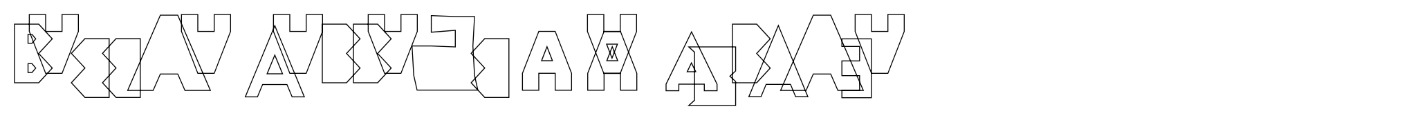 Tessie Letters ACE Outline image